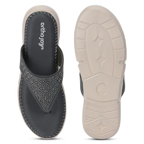 Image of ORTHO JOY doctor Fancy Slipper for women || Orthopedic Women's Fancy Sandal For Women