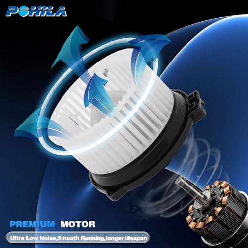 Image of 700001 HVAC Blower Motor Compatible with 1994-1997 Honda Accord, 1992-2000 Civic, 1992-1996 Prelude, 2000-2006 Insight, 1997-1999 Acura CL, 1994-2001 Integra, Replace# 79310-SR3-A01