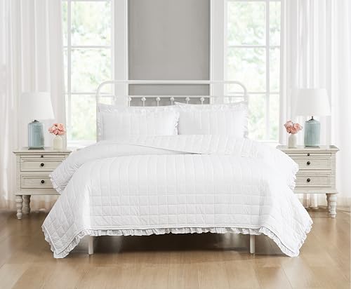 The Farmhouse by Rachel Ashwell Ruffled Washed Cotton...