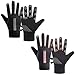 Biking Gloves 1 Pair Touchscreen Thermal Gloves Non-slip Waterproof Gloves Windproof Stylish Fleece-lined Winter Gloves for Sports, Black for Men Waterproof Gloves Winter Gloves Winter Sports Gloves