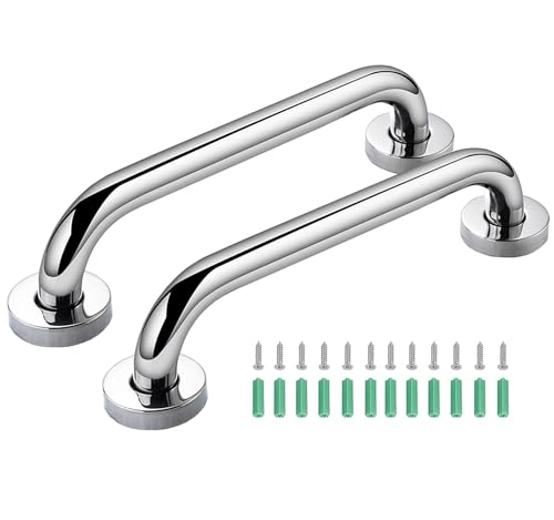 2Pcs 13 Inch Stainless Steel Handrail