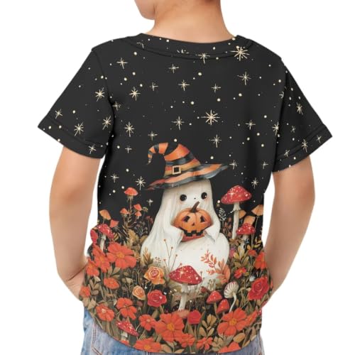 Image of Xhuibop Kids T Shirts for Boys Size 3-16 Girls Short Sleeve Sportswear Active Tops