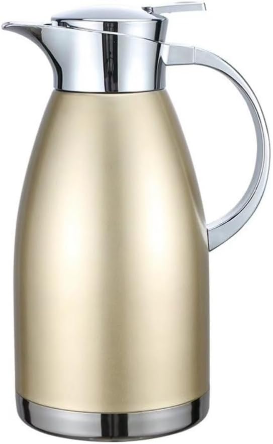 304 ステンレス鋼魔法瓶ケトル、二層真空魔法瓶ケトル、家庭用魔法瓶、ヨーロッパのコーヒーポット、高い断熱効果、真空断熱 (北极白,