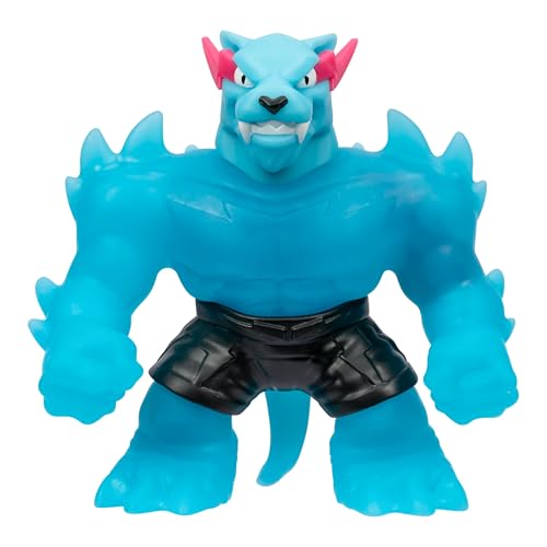 MrBeast Lab Pantera elástica hipercarregada de Heroes of Goo JIT Zu Goo, aperta, aperte e estica a pantera MrBeast até 3 vezes o seu tamanho, colecione os 3