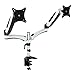 Amer Mounts | 15"-29" LED LCD Monitor Arm | Gas Spring Loaded Articulating Arm | Clamp and Grommet Base (Dual)| HYDRA2