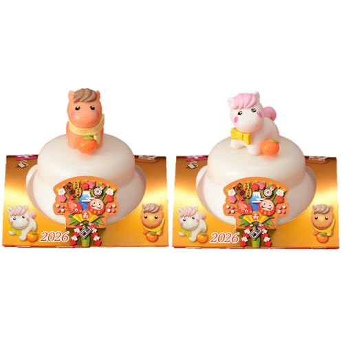 越後製菓 鏡餅丸餅入 招福干支飾り(デザインの種類選択不可) 66g(1個)のサムネイル