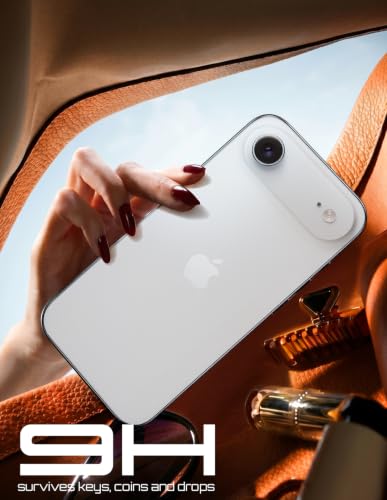 Image of Lensarmor Compatible with iPhone 17 Air Borderless Tempered Glass Screen Protector, 0.33 mm 300 CC Military Grade Glass, Speaker Dust Grill, Full View, Case Friendly, Scratch Resistant