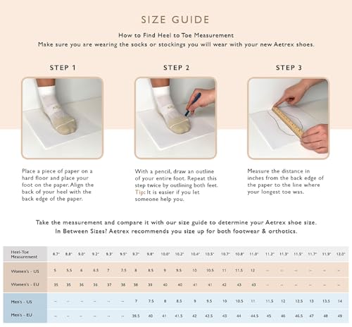 Image of Aetrex L2220 Memory Foam Posted Heel Plantar Fasciitis Insoles for Women - Flat Feet Balance Low Arch Support Inserts Women All Day