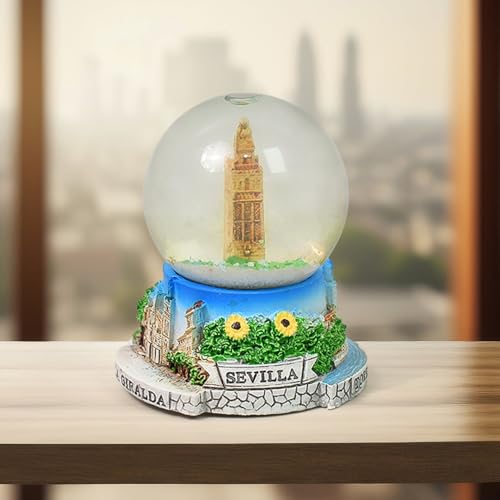 Image of Snow Globes Souvenirs Desk Table Office, Decoration (1 Pc)