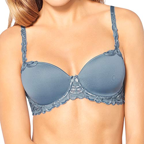 Triumph Damen Modern Finesse WP Vollschalen BH,, per pack Blau (PLACID WATER 7212), 95D(Herstellergröße: 95)