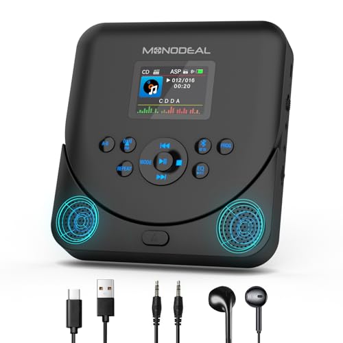 Monodeal MD707 Cd Player Portable,Monodeal Bluetooth Cd Player cover