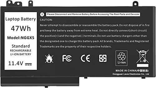 Batterie NGGX5 pour Dell Latitude E5470 E5570 portable