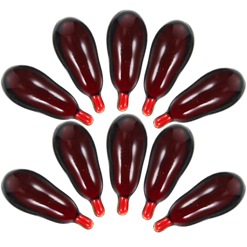 Happyyami 30pcs Fake Blood Pill Vampire Horror Funny Trick Props for Halloween Fancy Dress Joke Party Trick Favors