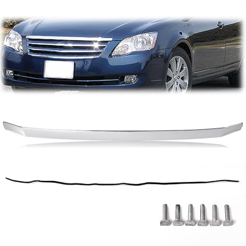 G-PLUS Hood Molding, Compatible with Toyota Avalon 2005-2010 Front Grille Chrome Trim Replace For #75770-AC010, TO1235100