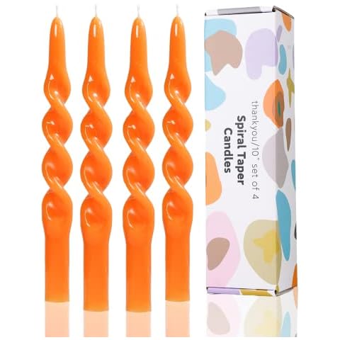 LPUSA Handmade Spiral Taper Candles for Events Cover