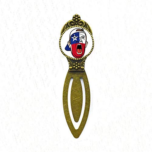 Drapeau du Chili maquillage visage et marque-page rétro vintage