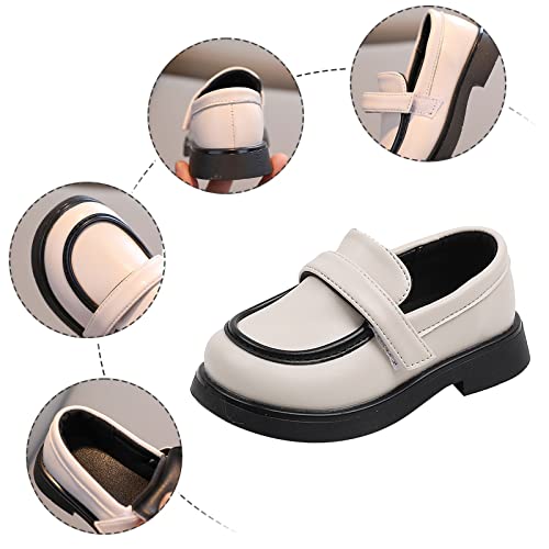 Toddler Winter Shoes Girls PU Leather Wedding School Loafer Boys Dress Shoes Children Leather Shoes3
