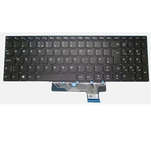 Clavier Lenovo Flex 4-1580 avec touches réactives édition UK noir