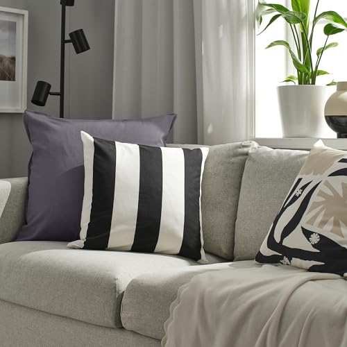 Housse de coussin ProTuning GURLI gris foncé 65x65 lavable pour lit - 3