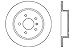 StopTech 128.62101L Sport Cross Drilled Brake Rotor (Rear Left), 1 Pack