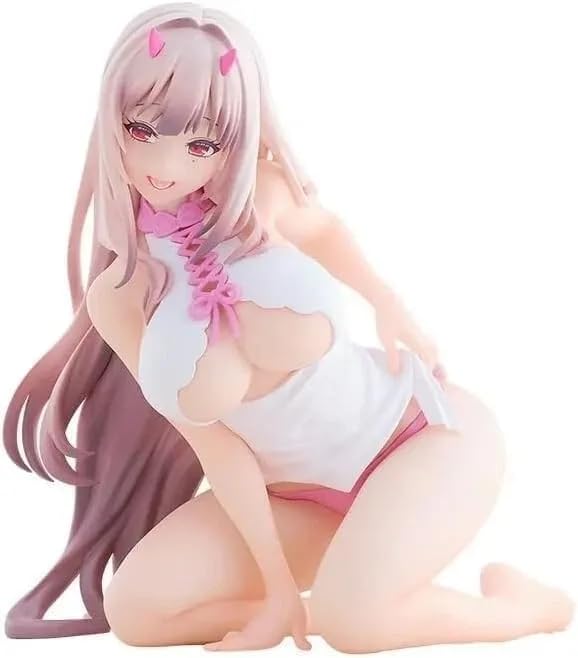 Image of Goddess of Victory: Nikke Viper Kneeling Pose Anime Figure | 12cm Anime Girl Collectible Figurine for Desk, Shelf, Car Dashboard & Display Decor | Premium Anime Gift for Nikke Fans
