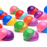 Empty Colored Round Capsules 1.26 inch 50 pcs Bulk 7 Colors Capsule For Toy Gumball Machines Plastic Containers Surprise For Kids Party Favor Prize