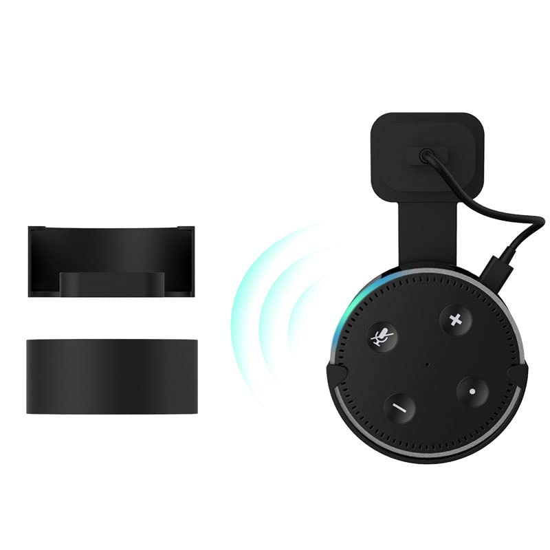 Support pour Echo Dot 2016 fixation murale et rack de rangement - 4