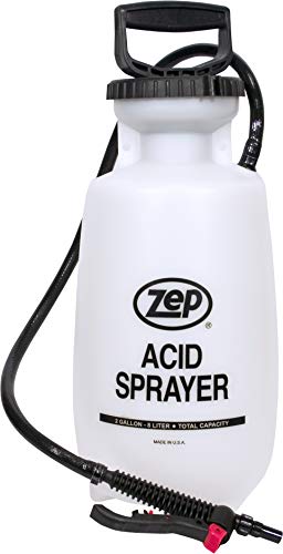 Zep New 2 AS Acid Sprayer 783101 (1 Unit) 2-Gallon, Industrial Grade, Nozzle is Non-Corrosive, Includes Extremely Durable Extension with Adjustable Spray Nozzle