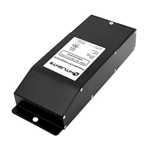 LED Dimmable Driver, Hitlights 40W 24V 1.6A EK-Series LED Driver Electronic UL-Listed Waterproof LED Transformer for LED Lights, Bulb and Other Lighting Device