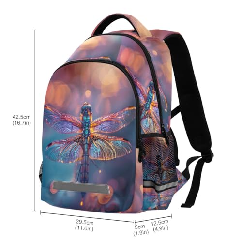 Cartable décontracté Dragonfly Shine pour sorties et école - 3