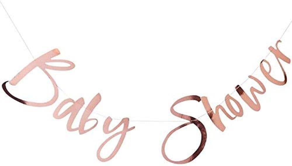 Backdrop - Baby Shower - Rose Gold