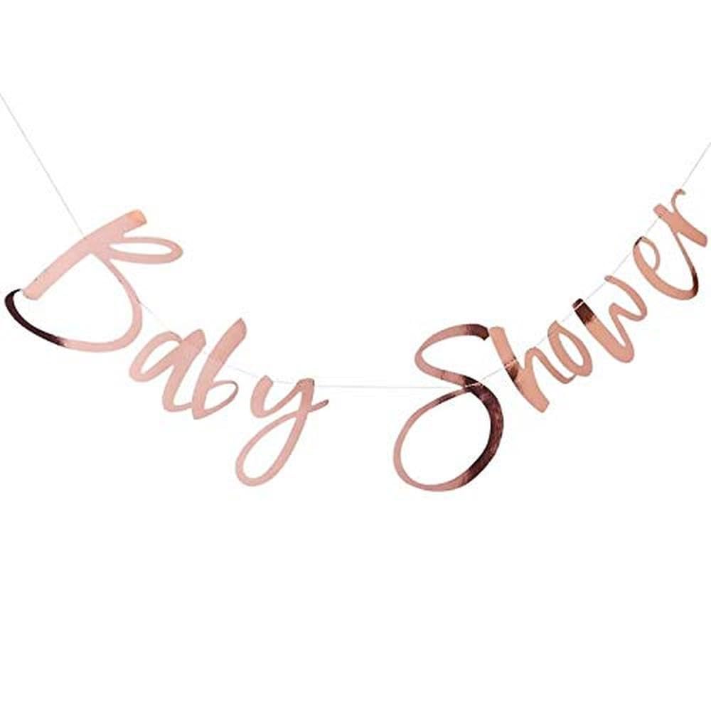 Backdrop - Baby Shower - Rose Gold