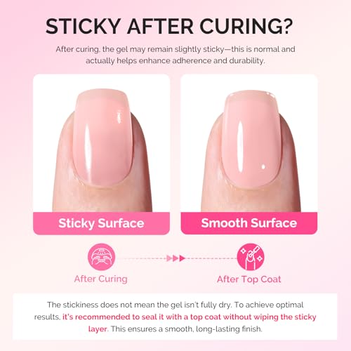 Image of MelodySusie Builder Gel Nail Polish Set, Base Colors Nude Clear Pink 8 in 1 Nail Thickening Rubber Base Gel Polish,Soak Off UV Extension,Rhinestone Nail Glue in a Bottle Gift for Women 6 Colors