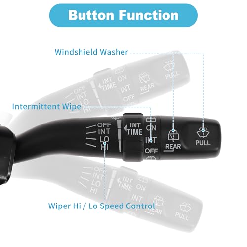Interrupteur d'essuie-glace Toyota Sequoia 2002-2004 commande 846520C030