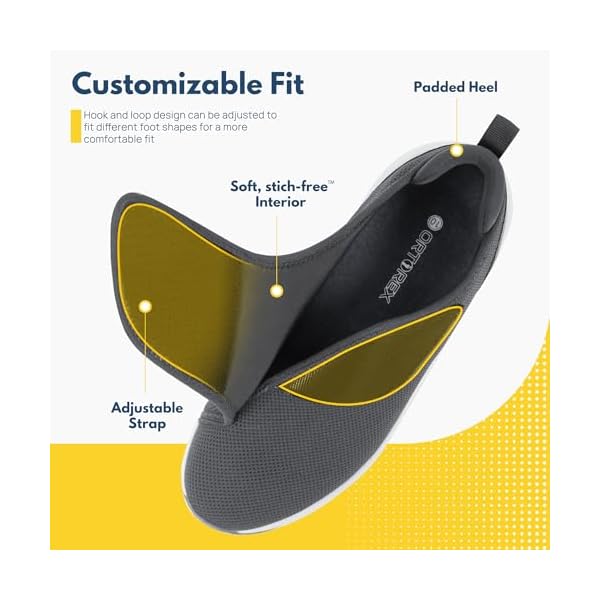 Men Orthopedic Diabetic Walking Shoes Edema Shoes for Swollen Feet - Image 5