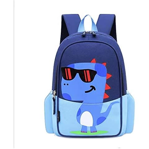 Gerhannery Kids Dinosaur Backpack Toddler Preschool Backpack Kindergarten Cool Blue Rucksack Primary Schoolbag Boys Backpack Dinosaur Backpack Bookbag For Girls Boys Casual Daypack Cover