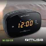 MUSE Radiobudzik M-150 CR, Czarny