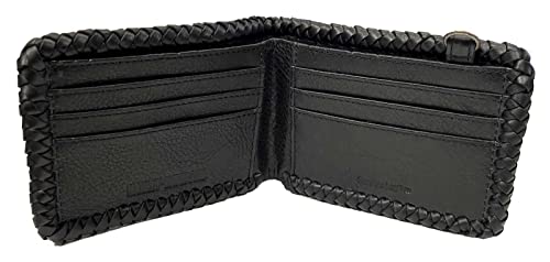 Harley-Davidson Men's Ride Free Bi-Fold Leather Wallet w/RFID Protection - Black2