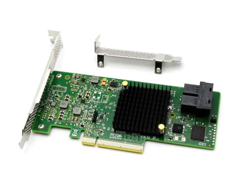 PCIe x8 to 8-Port SAS/SATA3 Array Card PCIe 3.0 to 2 HD miniSAS (SFF-8643) Hard Drive Expansion Cards