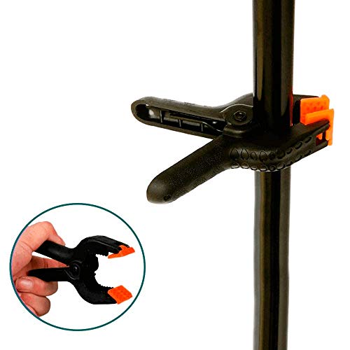 Kit Completo Fundo Fotográfico Branco 1,5m x 2m com Suporte SFI-243 + 4 Grampos