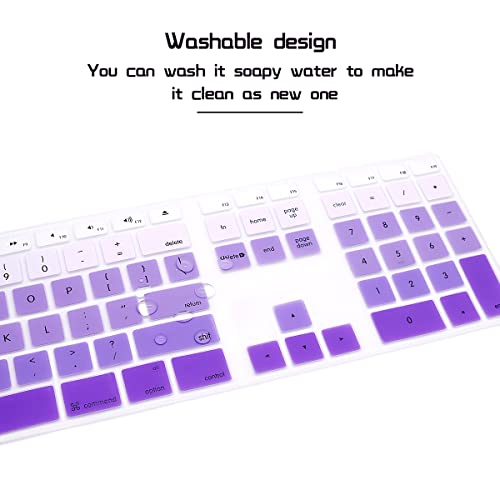 Couvre-clavier Apple avec pavé numérique filaire USB pour iMac G6 de bureau - 7