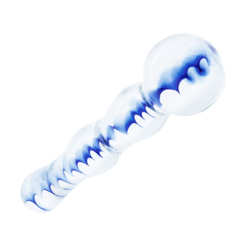 Dildo anal de Glasdildo, estimulación del punto G, masturbación vaginal, consolador anal de cristal para mujeres y hombres