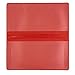 Red Vinyl Checkbook Cover, Top Tear Personal Vinyl Checkbook Cover