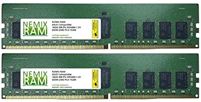 32GB 2x16GB DDR4-2400 RDIMM 2Rx4 Memory for KNPA-U16 EPYC 7000 Series by Nemix Ram