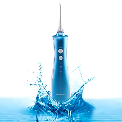 Tragbare Munddusche Berdsen ClearJet X4 Zahnpflege 4 Düsen 150 ml Wassertank Zahnreinigung Zahnpflegesystem Irrigator Mundpflege – Bild 4