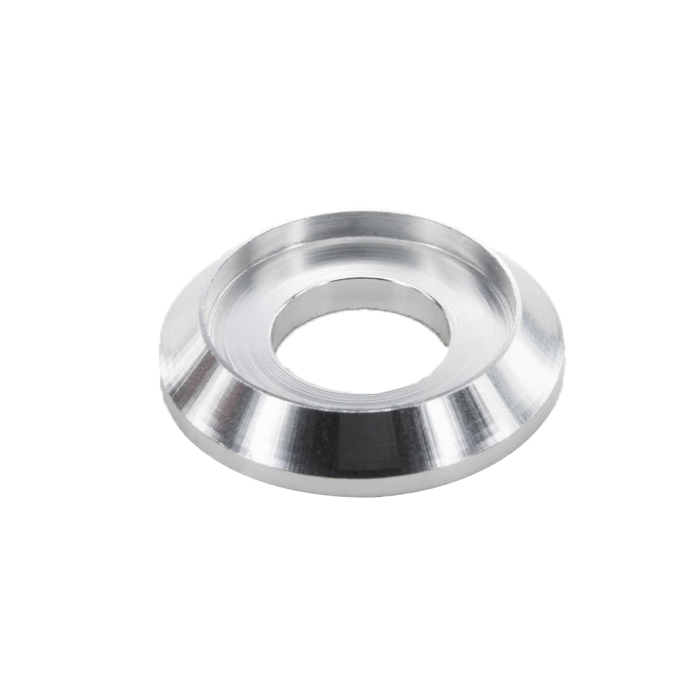 Photo 1 of [40PCS] M6 Counterbore Washers, Anodized Aluminum Alloy, Head Washers Gaskets Cup Shim for Screw RC/Car/Motorcycle/Mechanical Accessories Parts, Silver Color