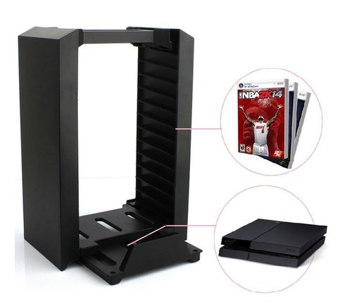 Multifunctional Storage Stand For PS4 Sony Playstation 4 Game