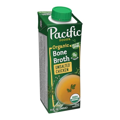 Pacific Foods Organic Chicken Bone Broth, 8oz