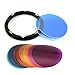 Godox AK-R16 Diffuser Plate with V11C Color Effect Gel Set for Godox V1-C, V1-N, V1-S Speedlite, AD200, AD200PRO with H200R Flash Head (15 Color 30 Pieces)