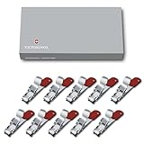 VICTORINOX(ビクトリノックス) スイス製 爪切り つめきり ネイルクリッパーRD 10個セット [国内正規品] 8.2050.10